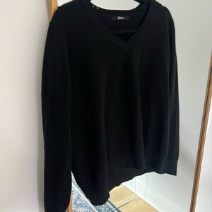 Quince Black Cashmere Sweater XL